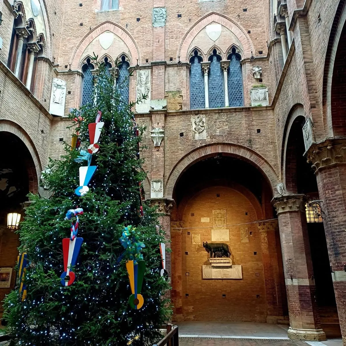 Lighting of the Tree by the small groups of the 17 Contrade